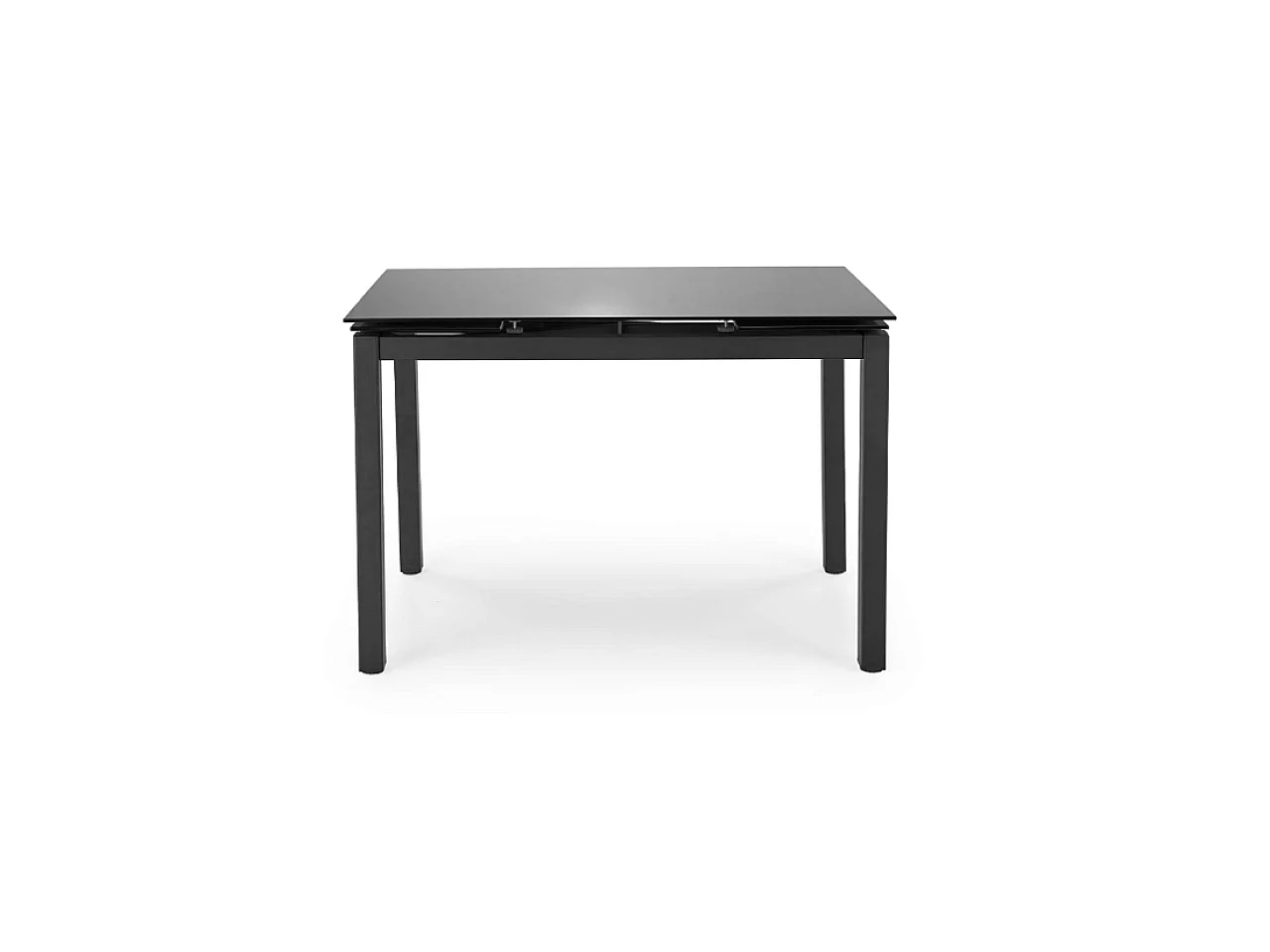 Set tavolo da pranzo Jasper (70x110-170)/Estensibile/incl. sedie/Nero e Grigio