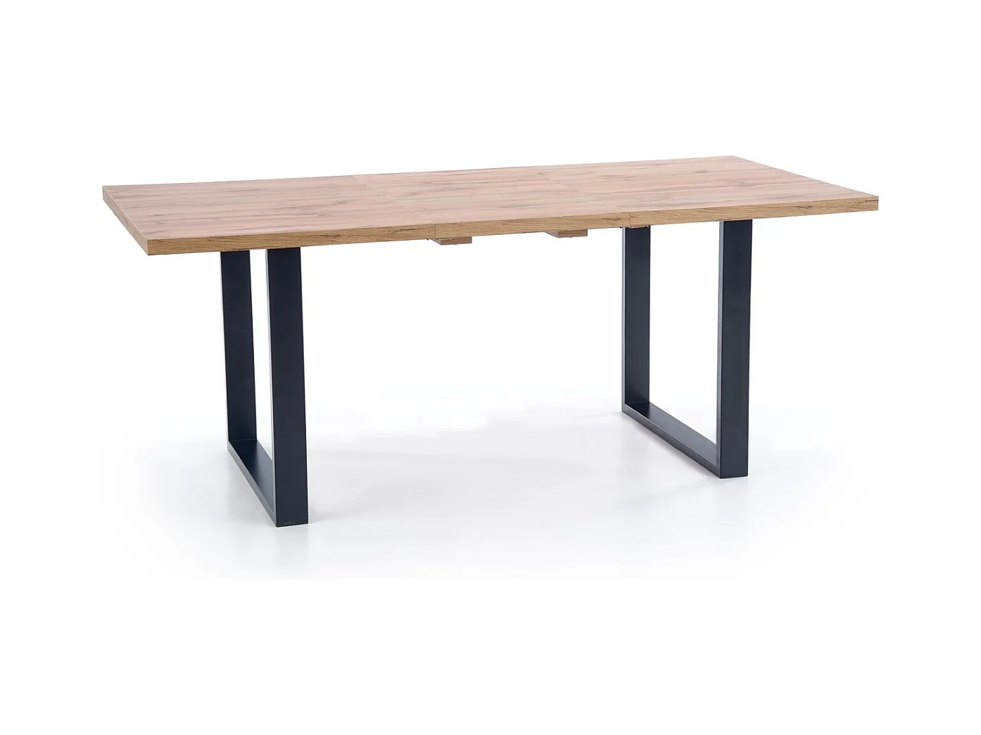 Esstisch Venom (90x160-210)/Erweiterbar/Braun&Schwarz