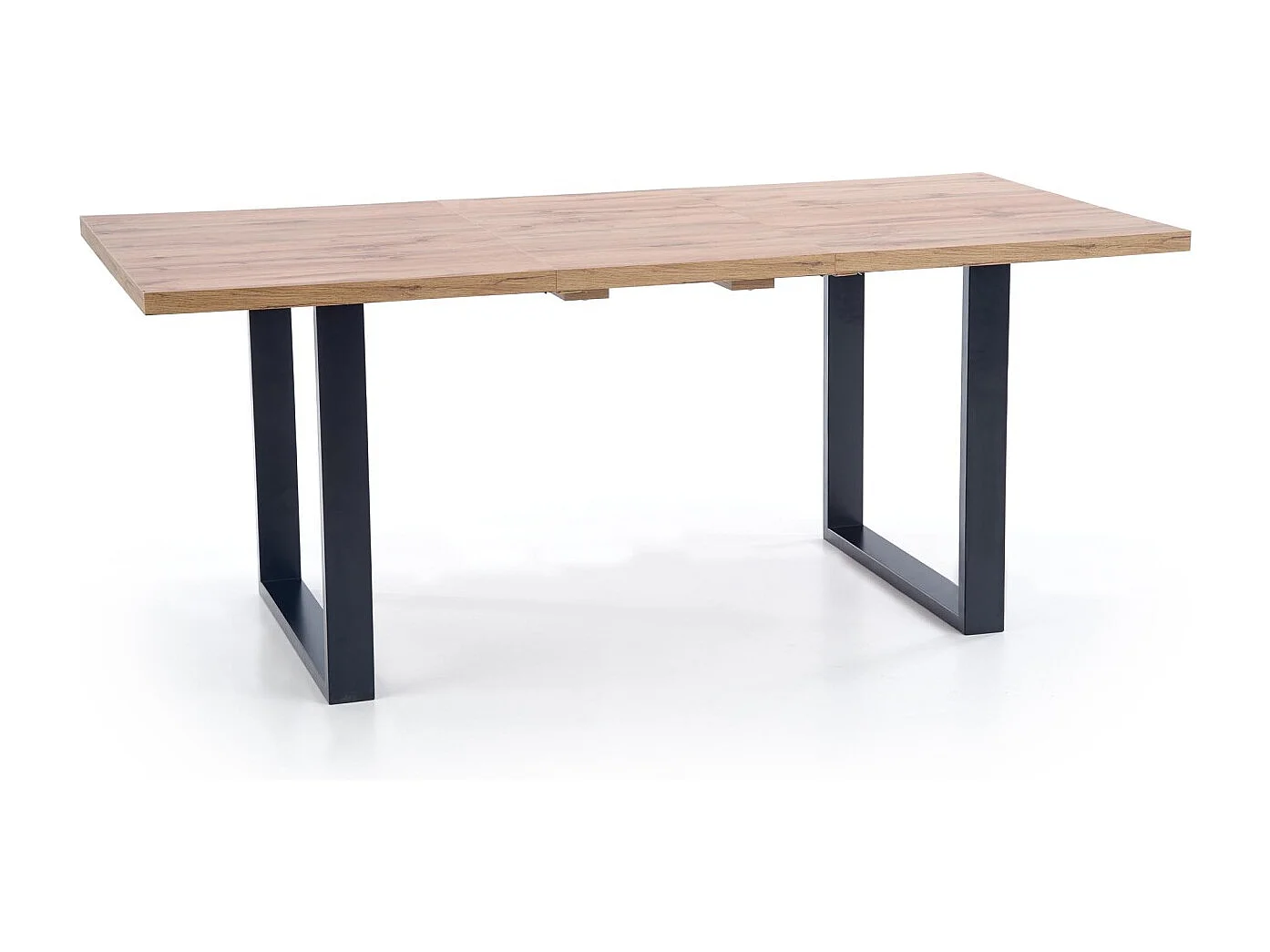 Esstisch Venom (90x160-210)/Erweiterbar/Braun&Schwarz