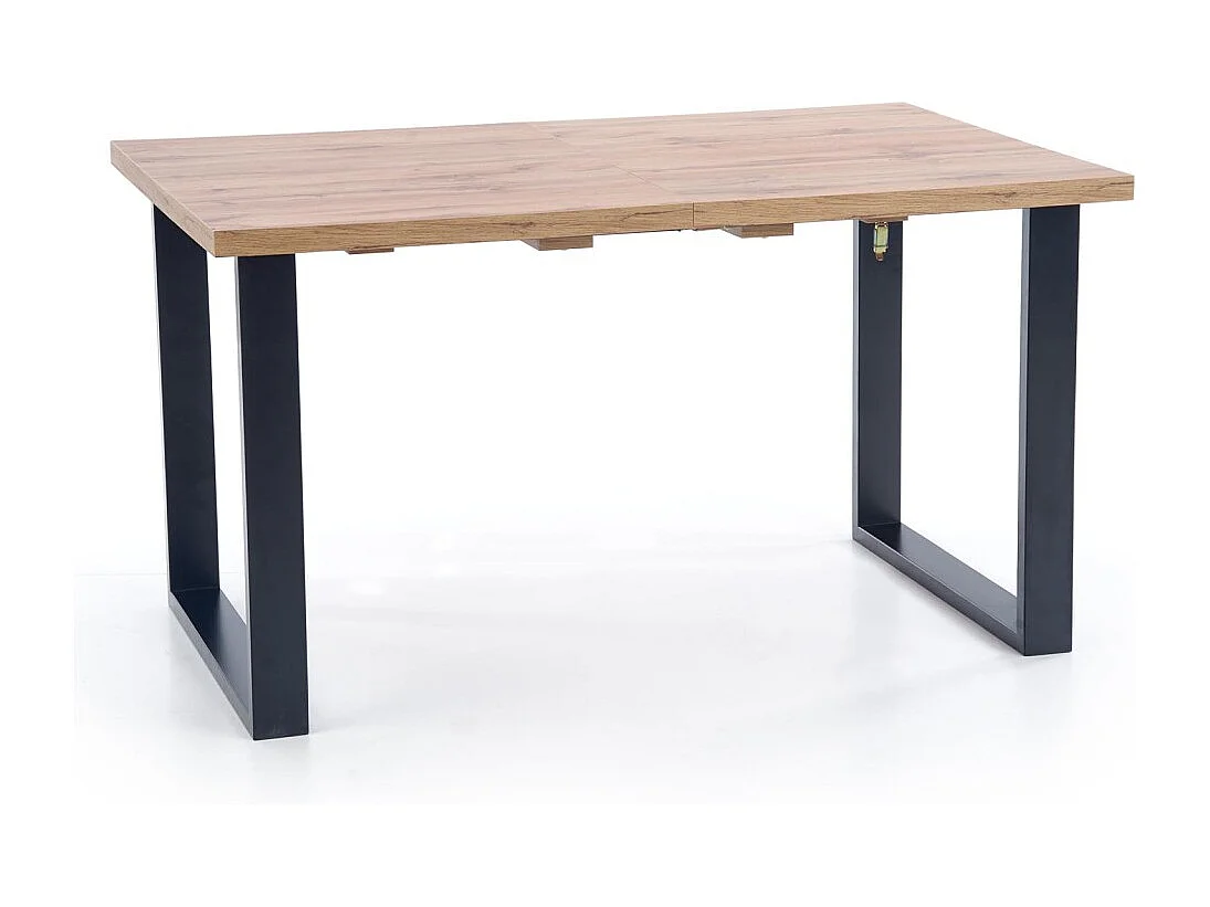 Esstisch Venom (90x160-210)/Erweiterbar/Braun&Schwarz