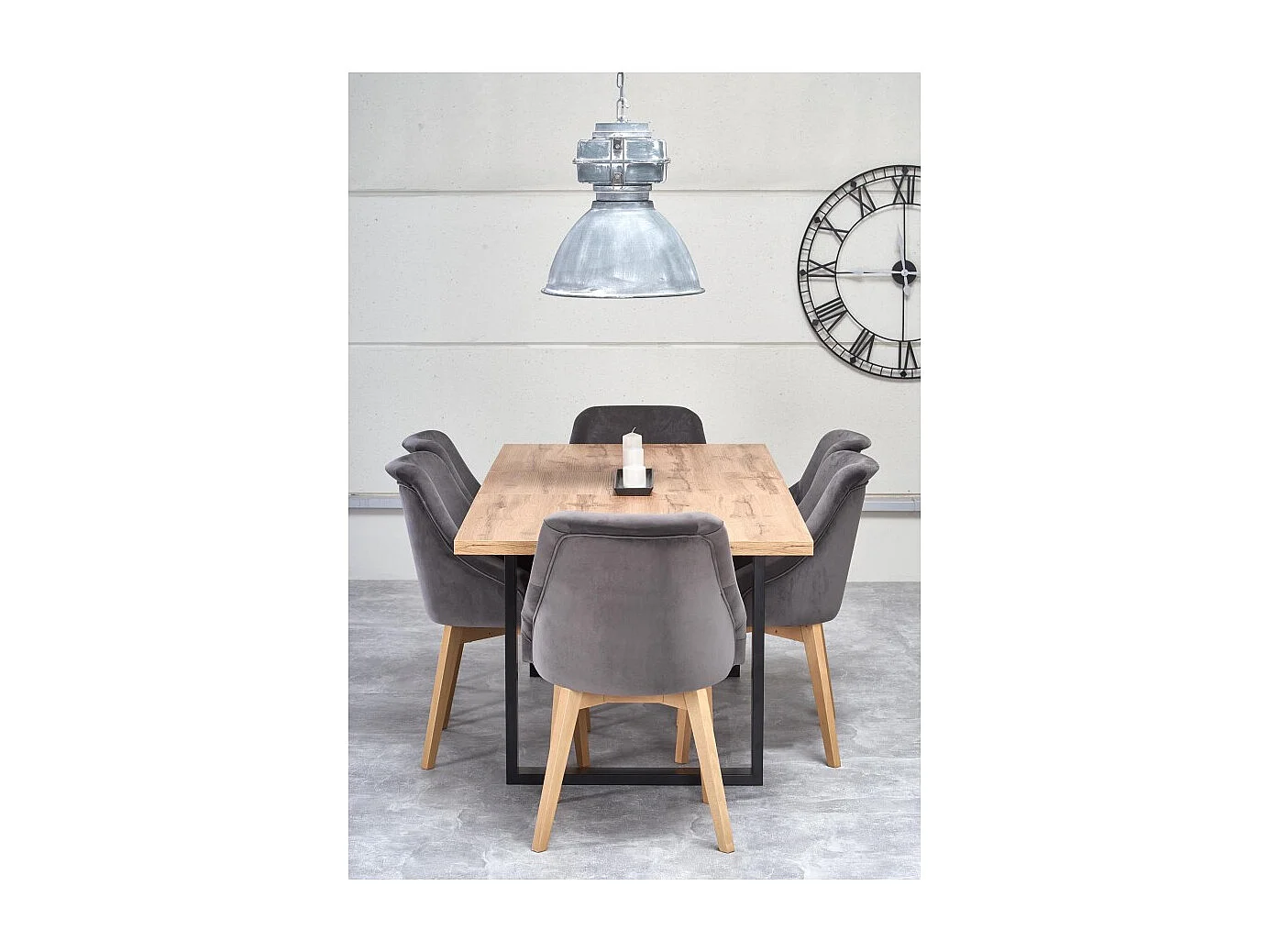 Esstisch Venom (90x160-210)/Erweiterbar/Braun&Schwarz