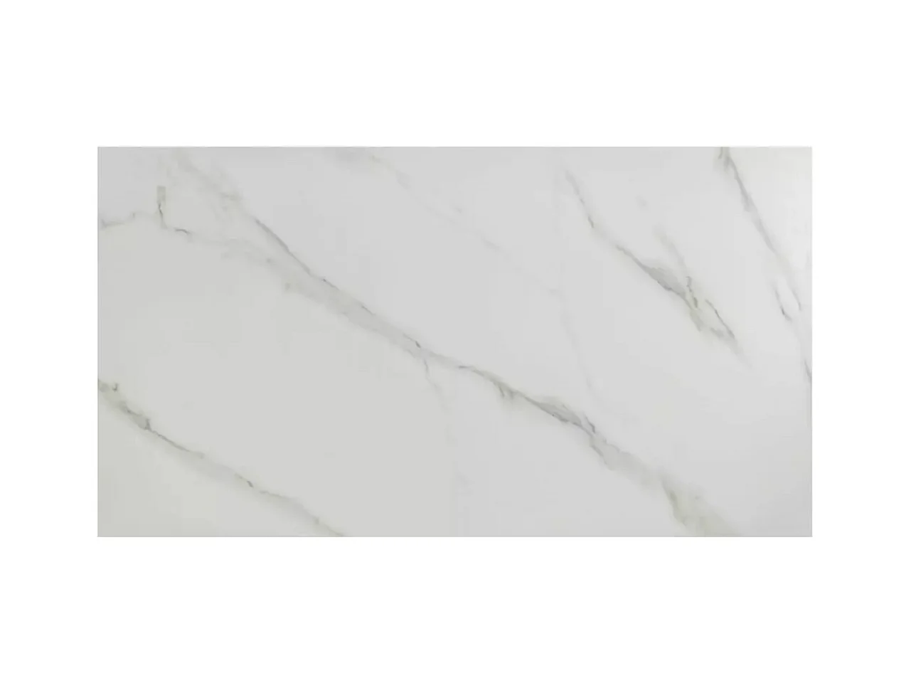 Table à manger Saturn (90x160-210)/Extensible/Céramique et MDF/Blanc