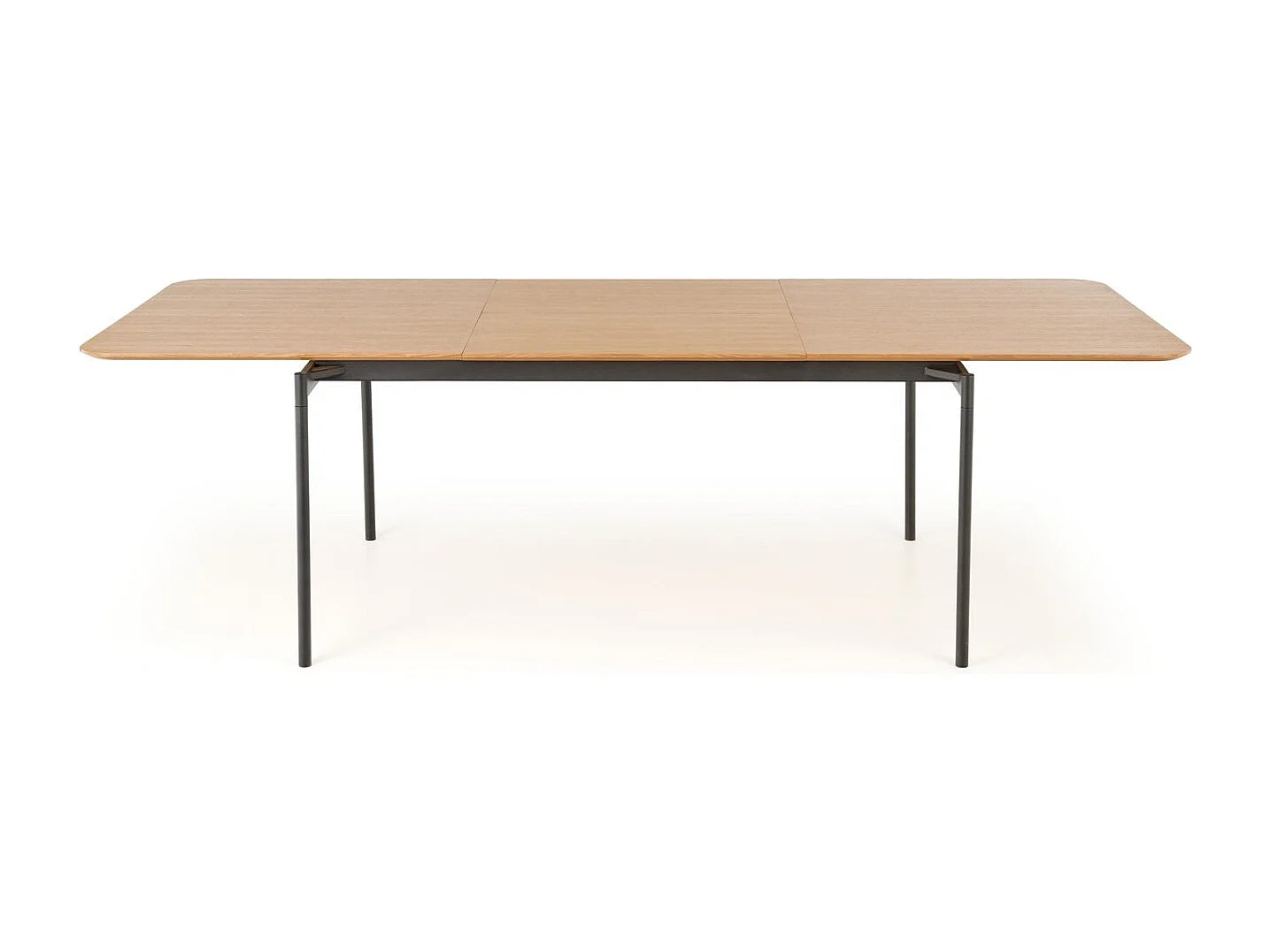 Esstisch Smart (100x170-250)/Erweiterbar/Braun&Schwarz