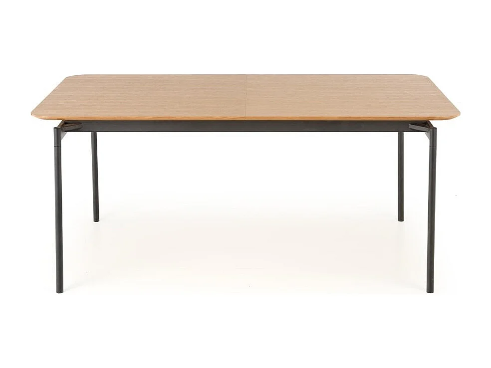 Esstisch Smart (100x170-250)/Erweiterbar/Braun&Schwarz