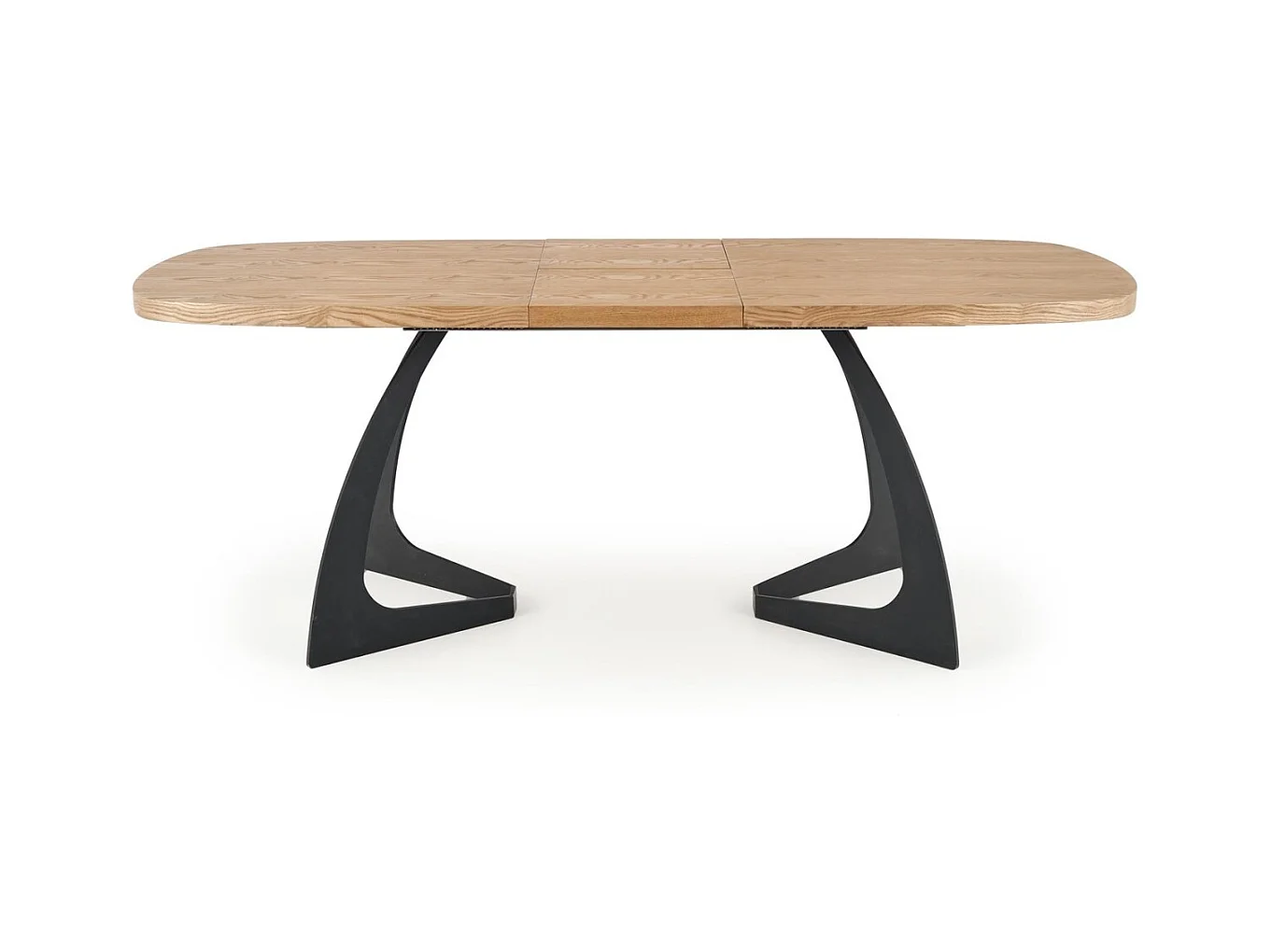 Esstisch Venom (90x160-210)/Erweiterbar/Braun&Schwarz