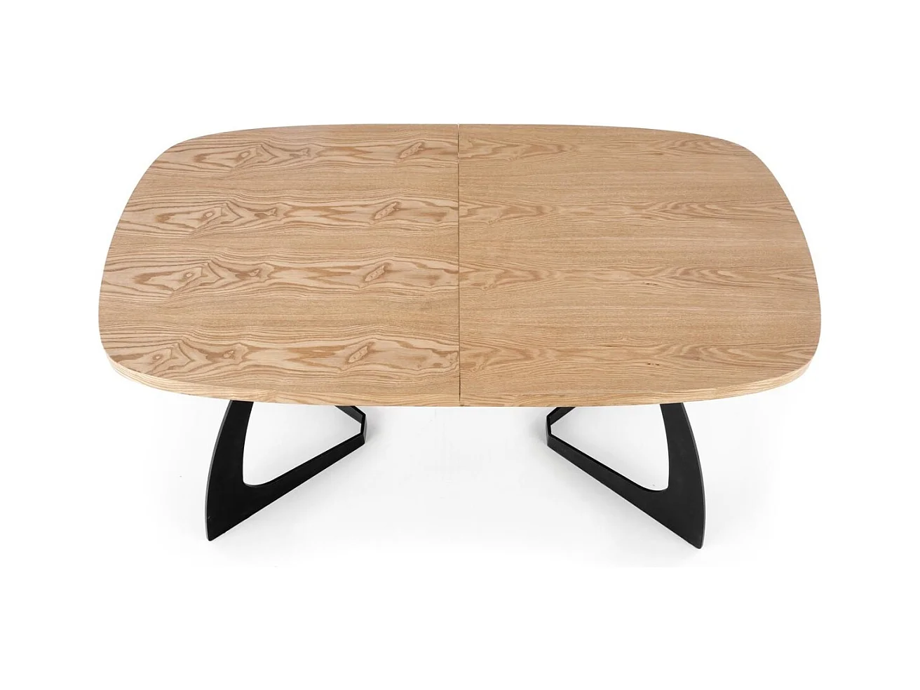 Esstisch Venom (90x160-210)/Erweiterbar/Braun&Schwarz