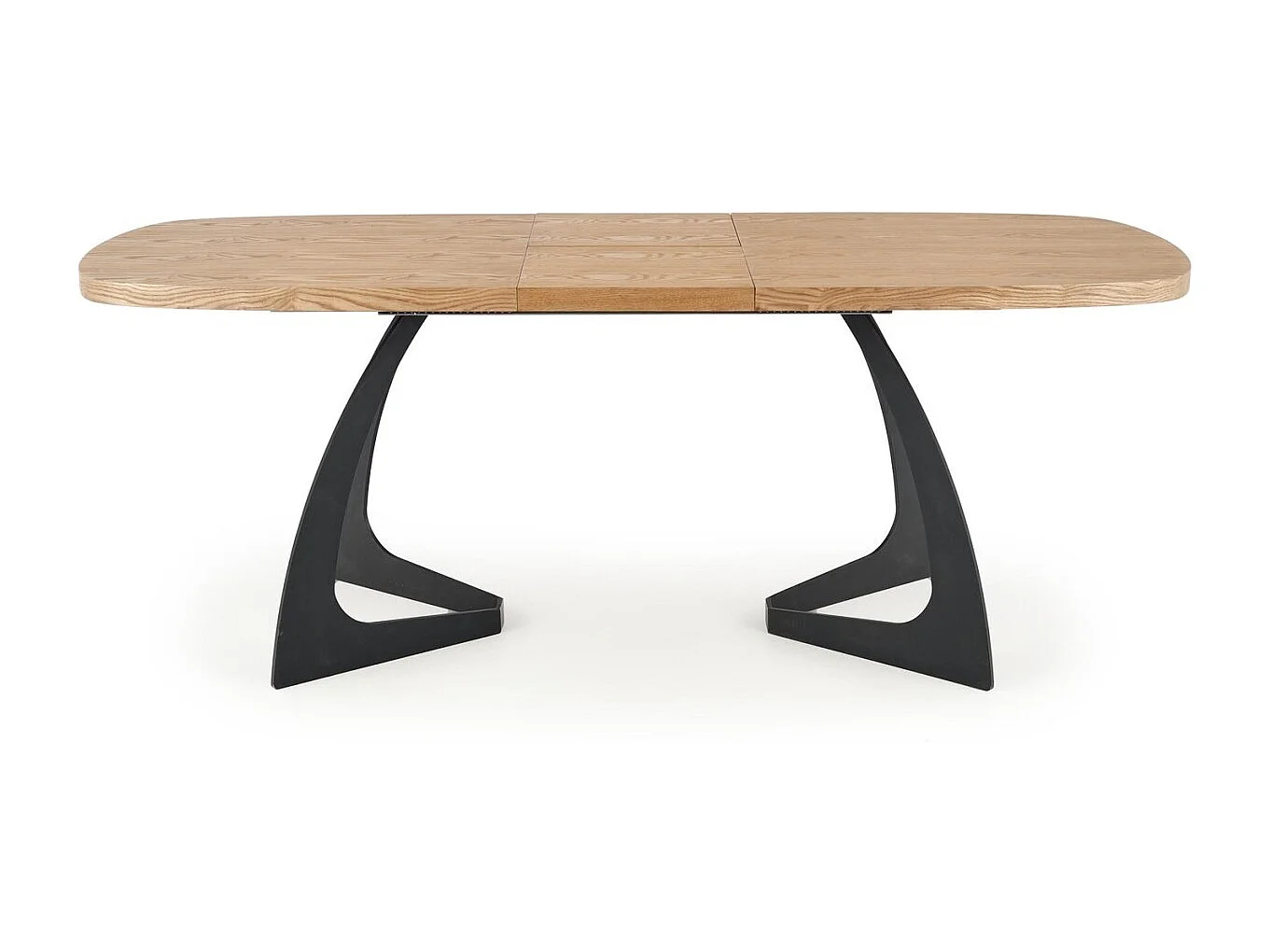 Esstisch Venom (90x160-210)/Erweiterbar/Braun&Schwarz