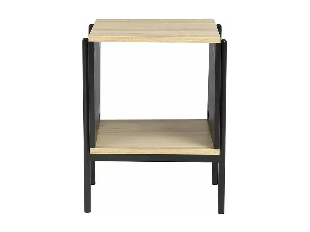 Table d'appoint Karina/MDF/métal/Marron