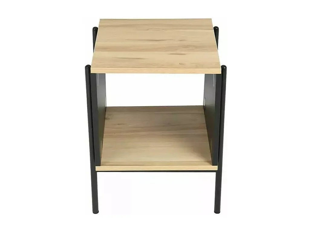 Table d'appoint Karina/MDF/métal/Marron