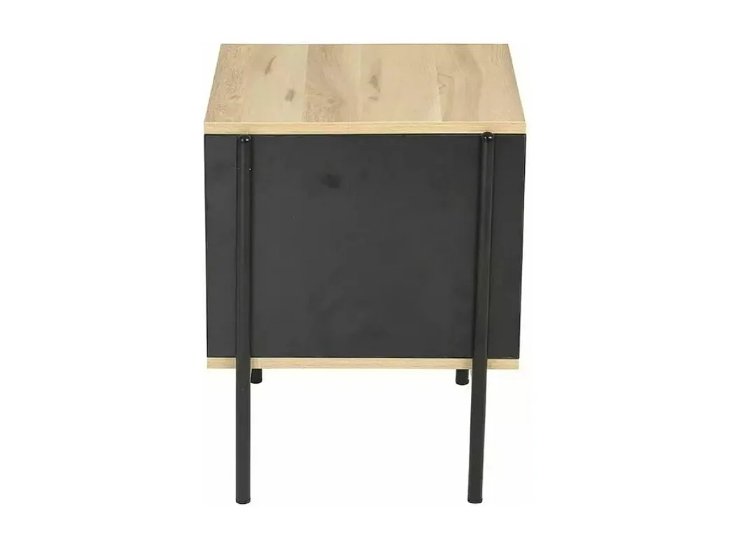 Table d'appoint Karina/MDF/métal/Marron