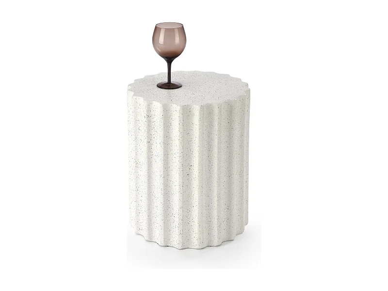 Tavolino Fara/Ossido di magnesio/Bianco