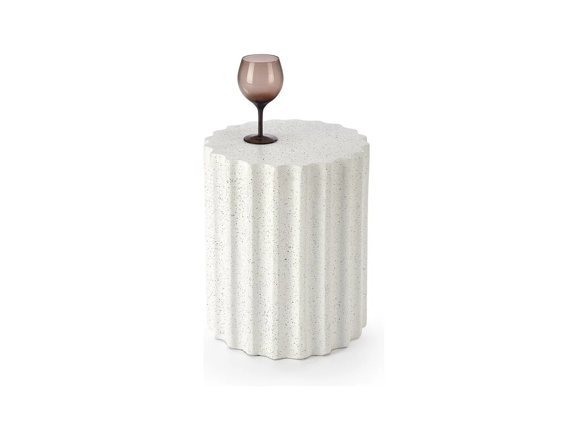 Tavolino Fara/Ossido di magnesio/Bianco