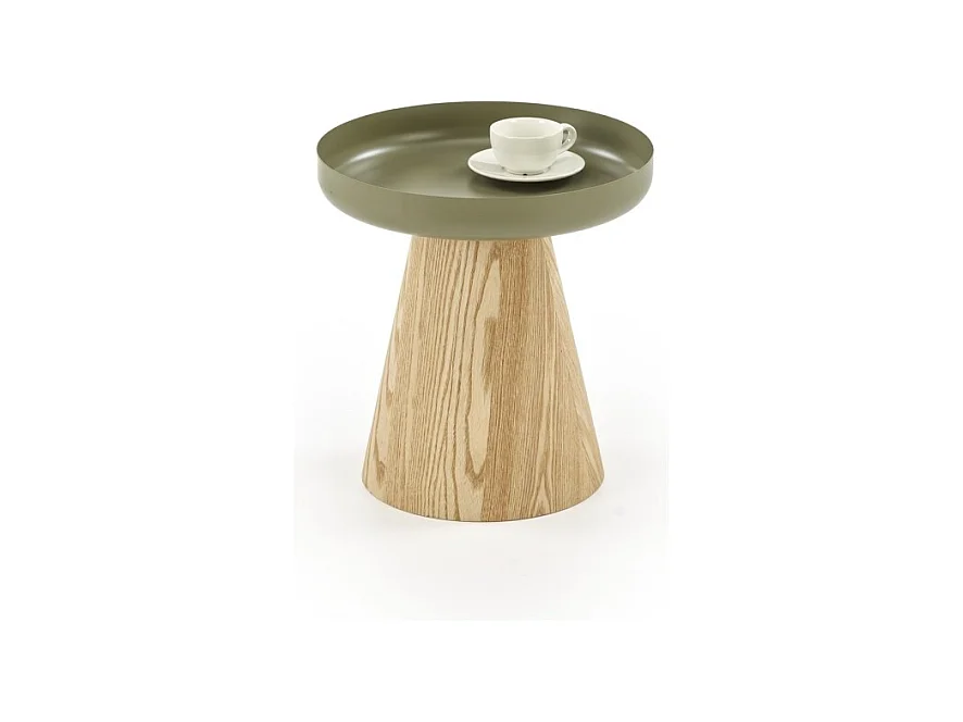 Table d'appoint Gina/MDF/Métal/Verte