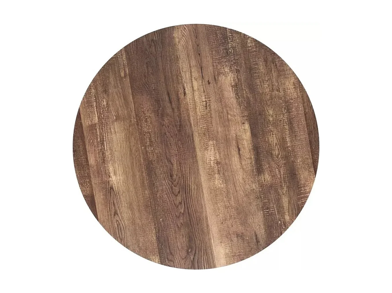 Table d'appoint Alta/MDF/métal/Marron