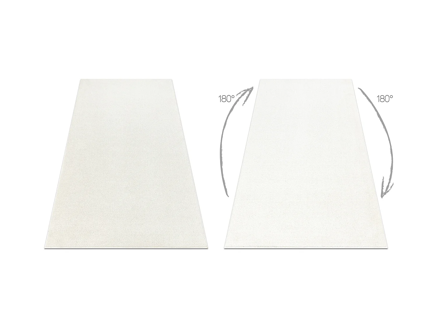 Tapis ETON PLUS crème, unicolore, uniforme, uni 150x200 cm