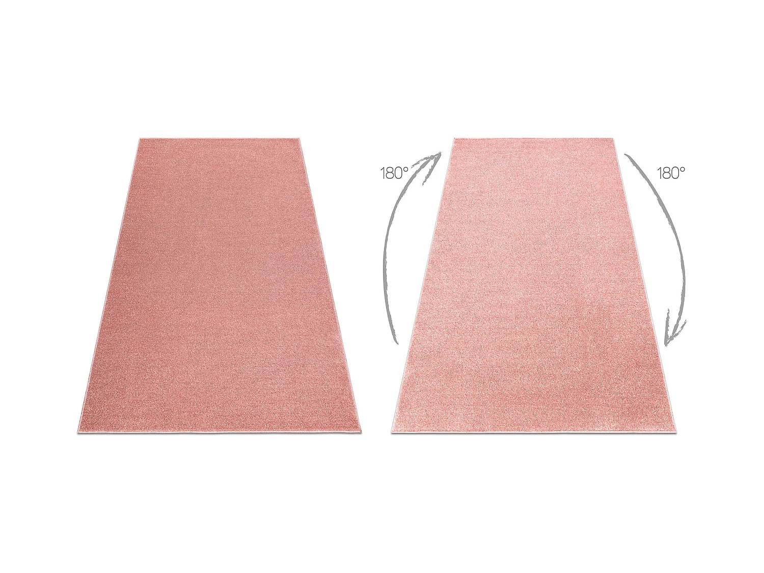 Tapis ETON PLUS poudré, unicolore, uniforme, uni 300x400 cm