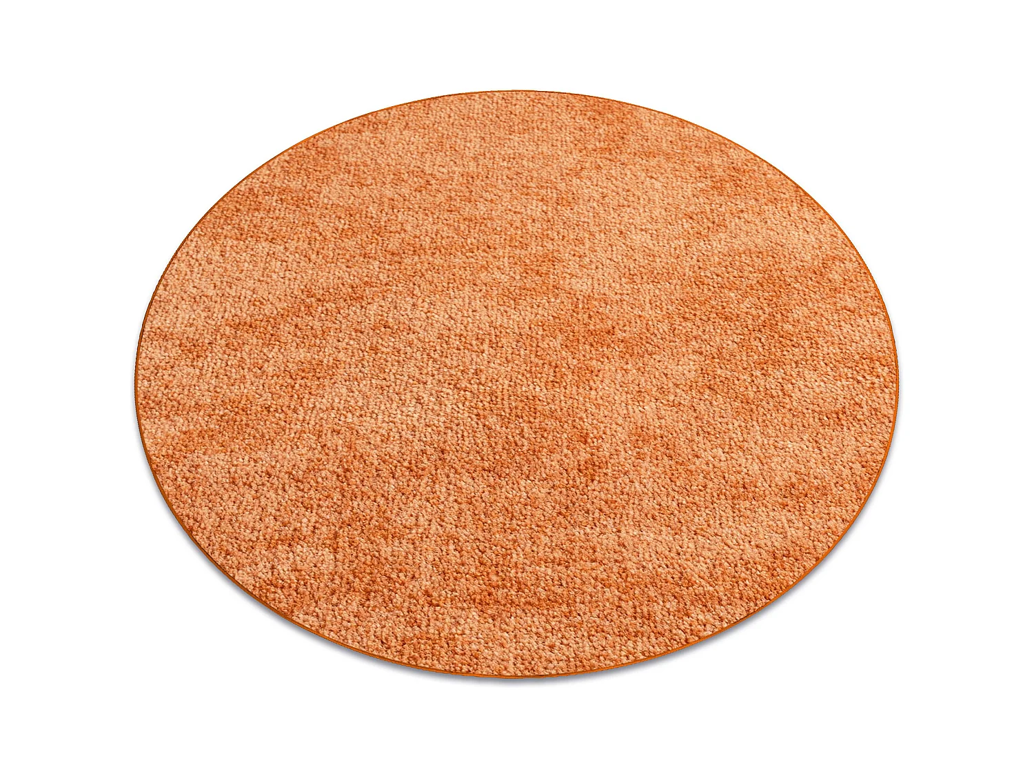 TAPIS cercle SERENADE orange cercle 150 cm
