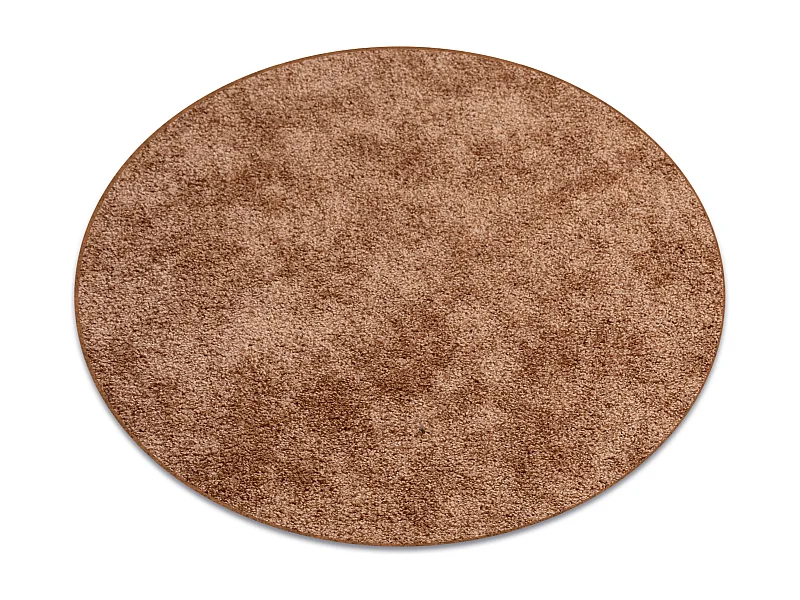 TAPIJT rond SERENADE helder , bruin cercle 200 cm