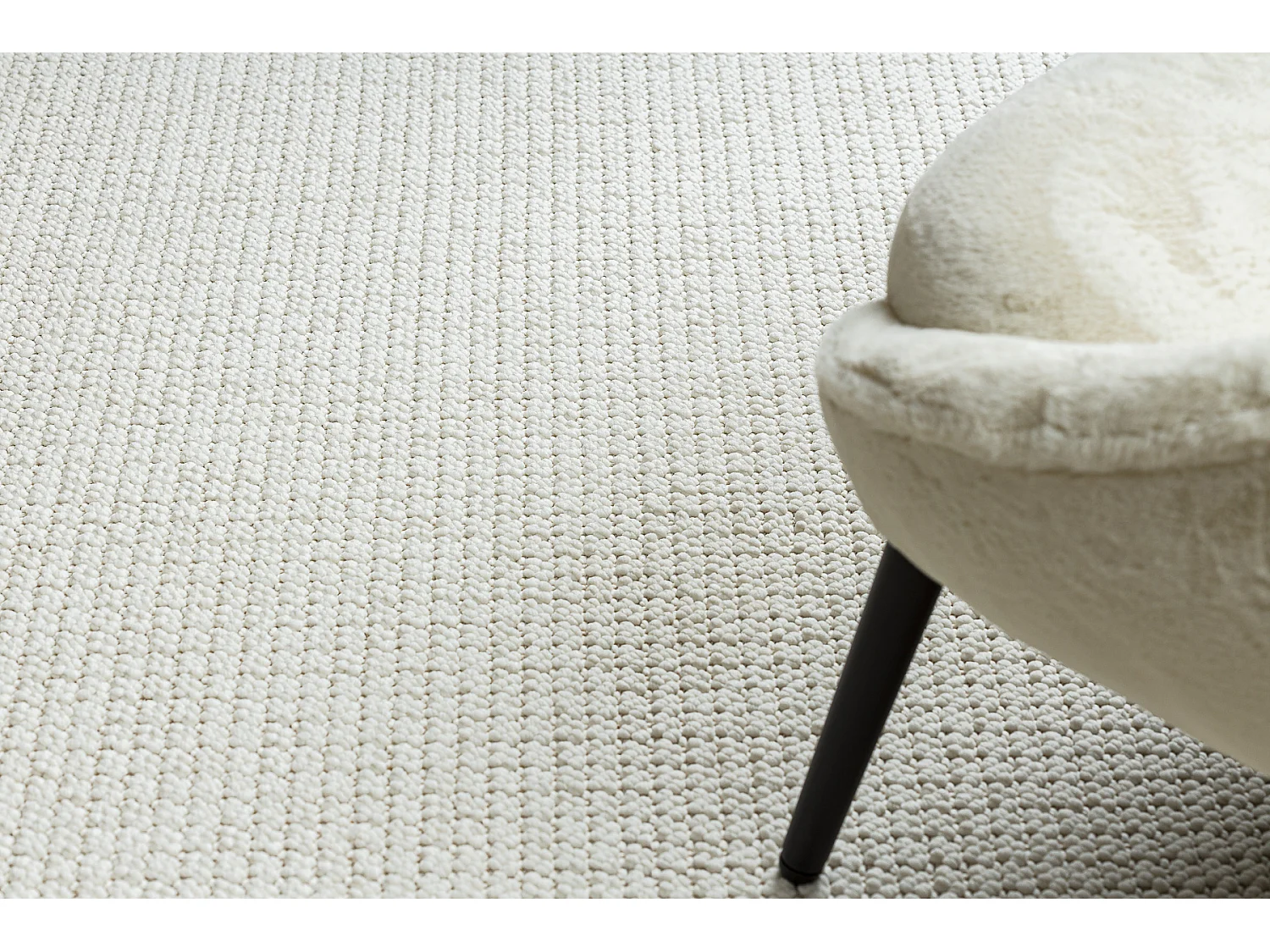 Tapis CASABLANCA LOOP blanc, bouclé, doux 300x400 cm