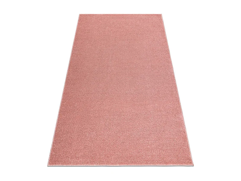 ETON PLUS tappeto rosa cipria, monocolore, uniforme, semplice 150x200 cm