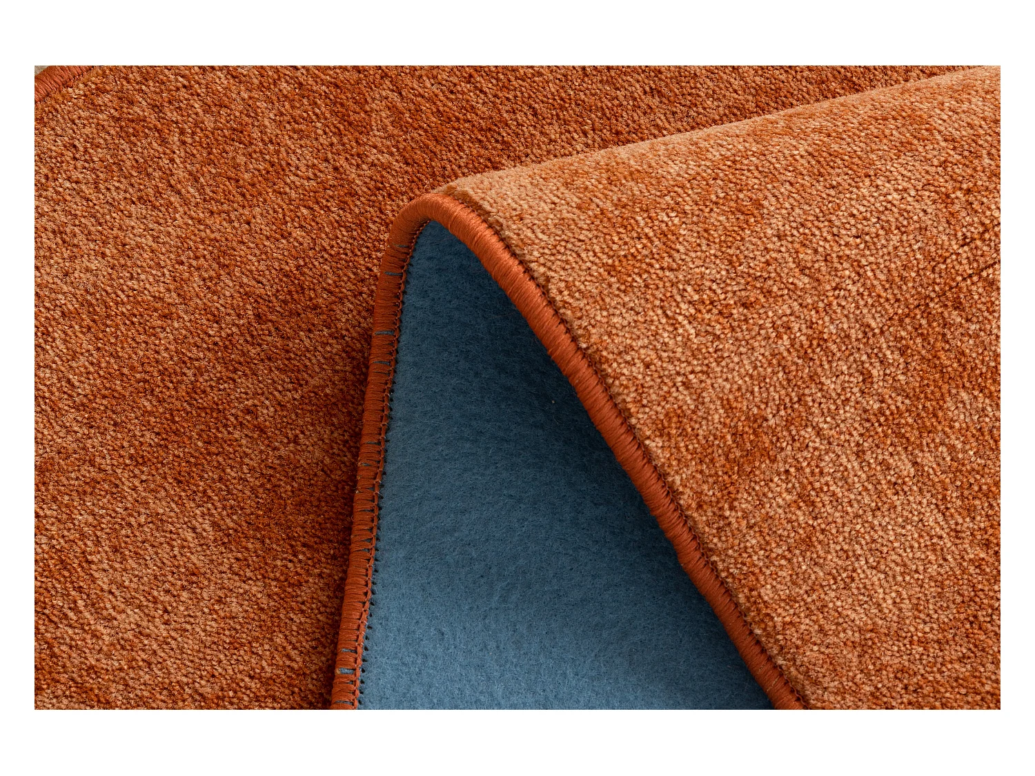 TAPIJT ROND SERENADE oranjekleuring cercle 200 cm