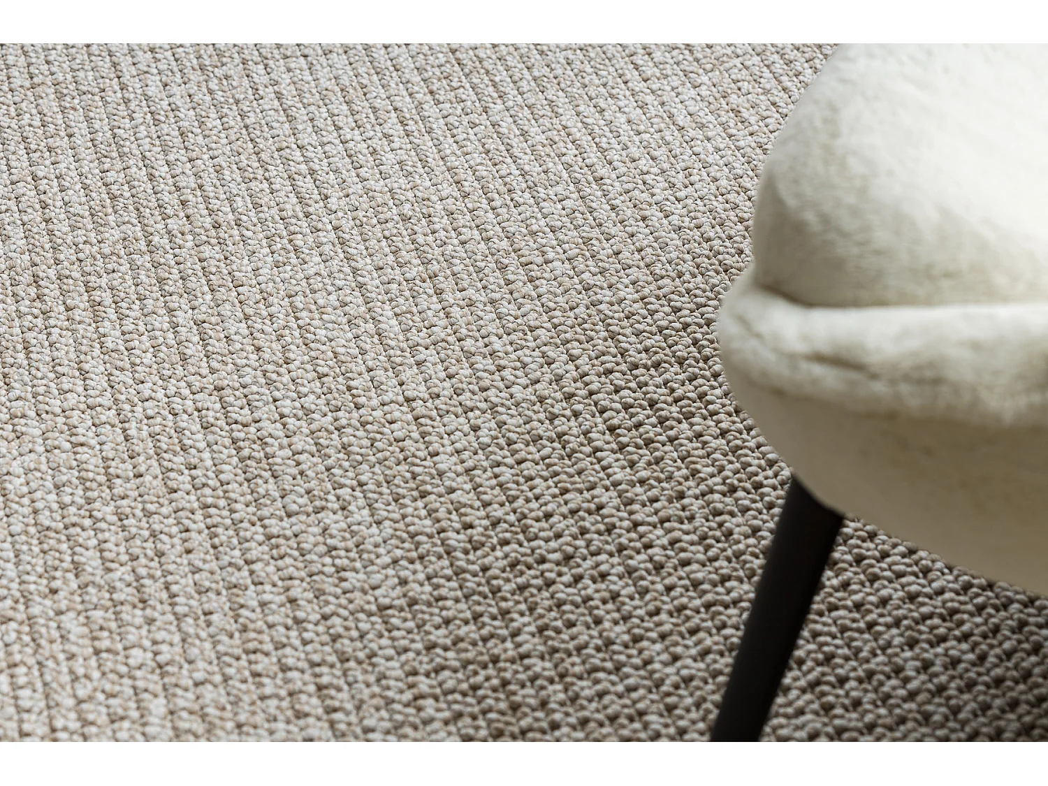 Tappeto CASABLANCA LOOP beige, loop, morbido 300x300 cm