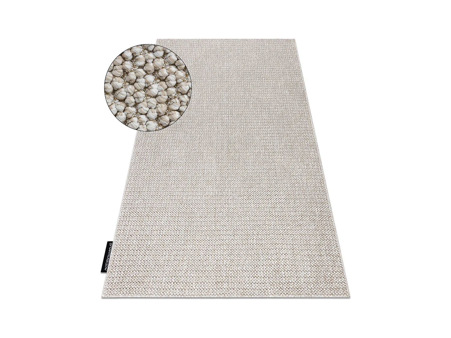 Tapis CASABLANCA LOOP beige, bouclé, doux 200x200 cm