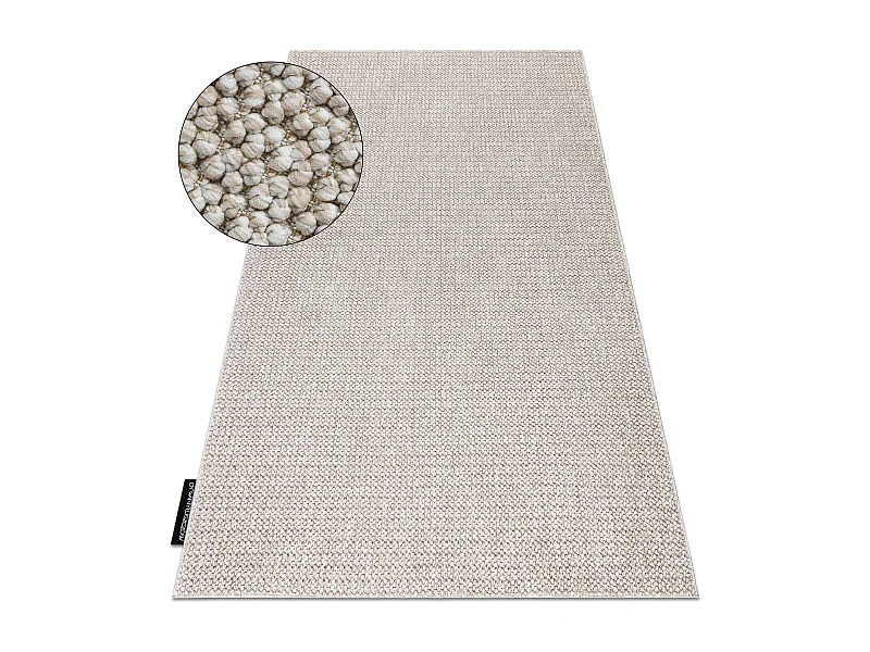 Tapis CASABLANCA LOOP beige, bouclé, doux 200x200 cm