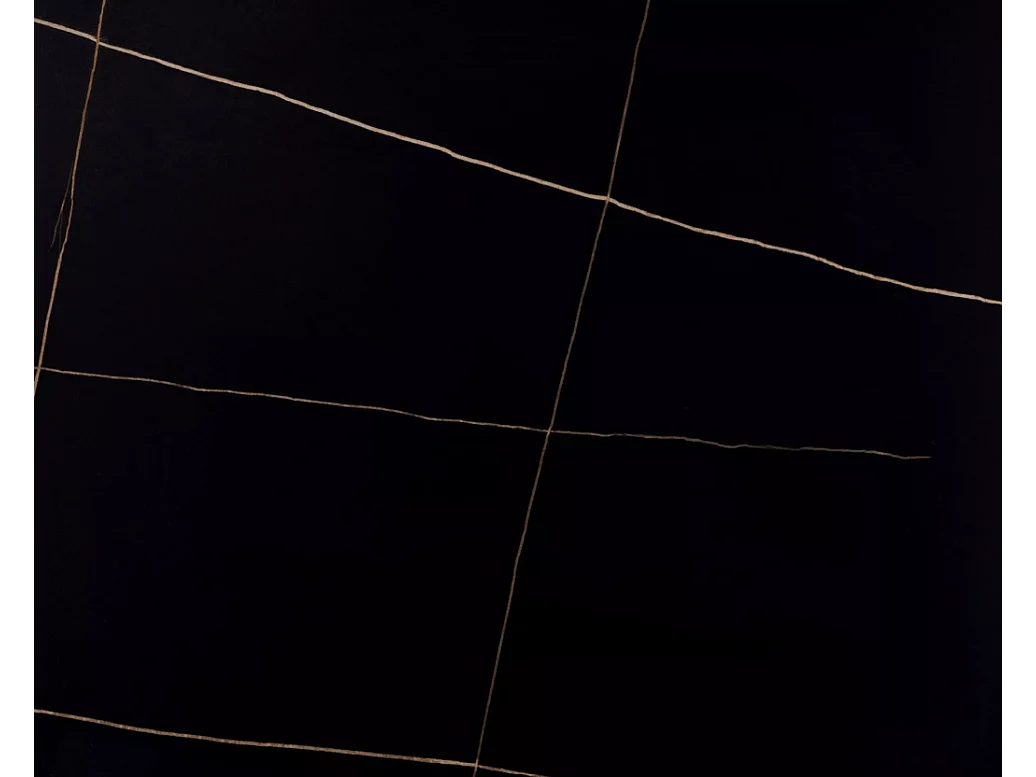 Tavolo da pranzo Rion (76x80)/ceramica/metallo/nero