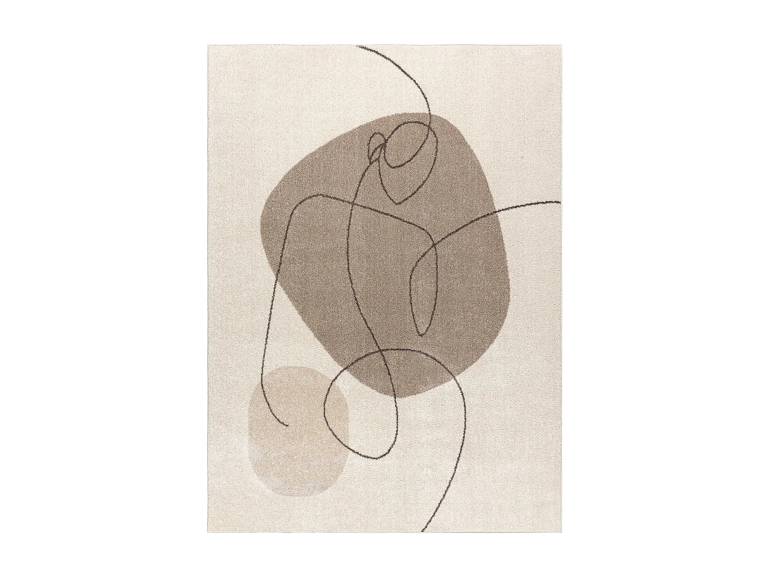 Tapis FUSION 8299 crème / beige - Géométrique, moderne, abstrait 120x170 cm