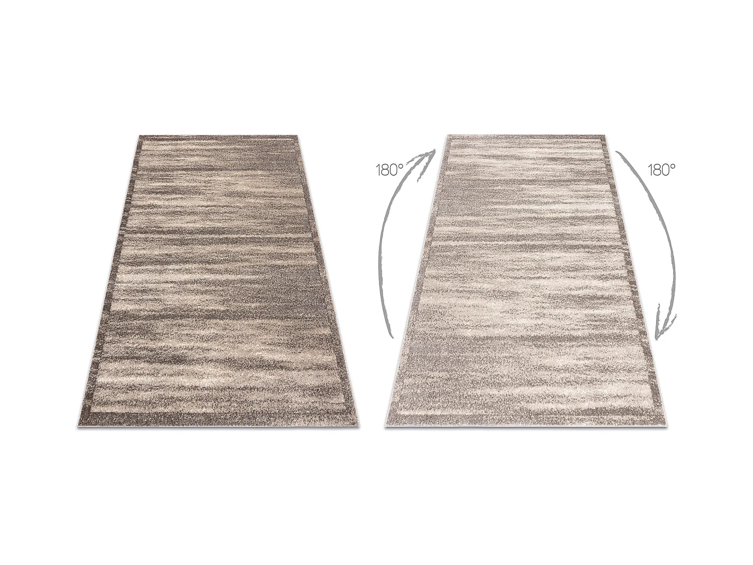 Tapis FUSION 8893 beige / marron - Mélange, moderne, abstrait 120x170 cm