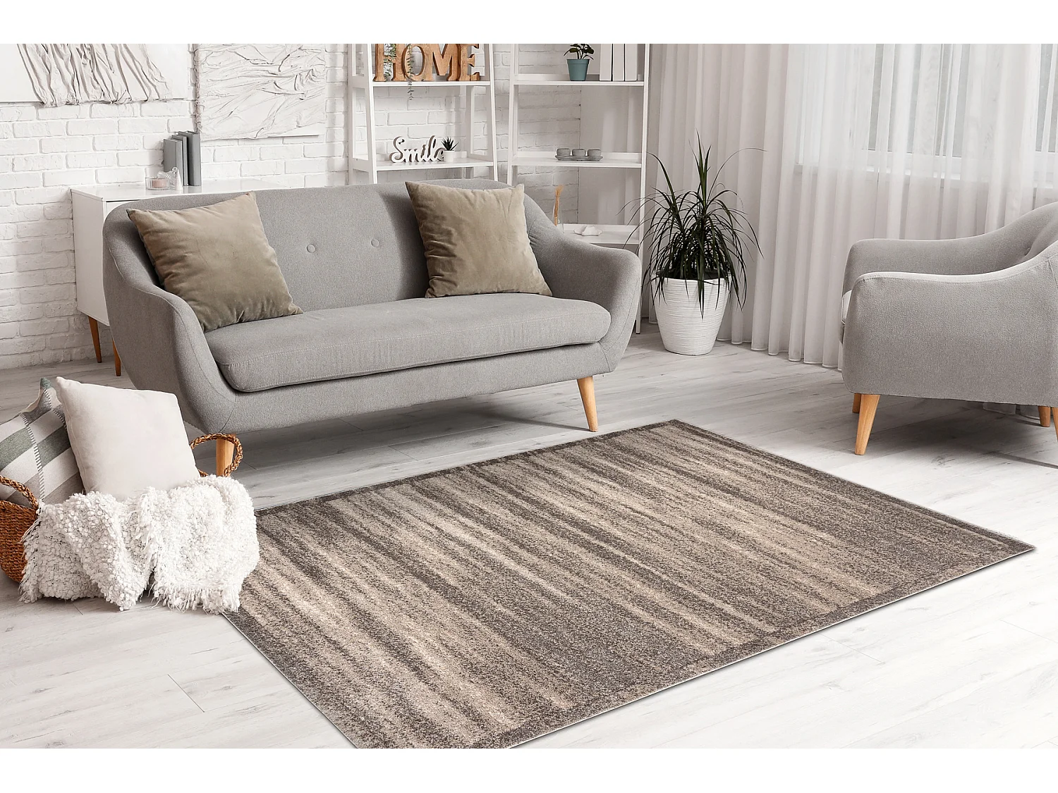 Tapis FUSION 8893 beige / marron - Mélange, moderne, abstrait 120x170 cm