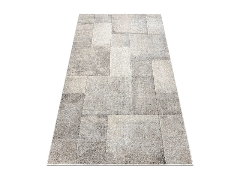 Tapis FUSION 1200 crème / beige - Géométrique, moderne, abstrait 140x190 cm