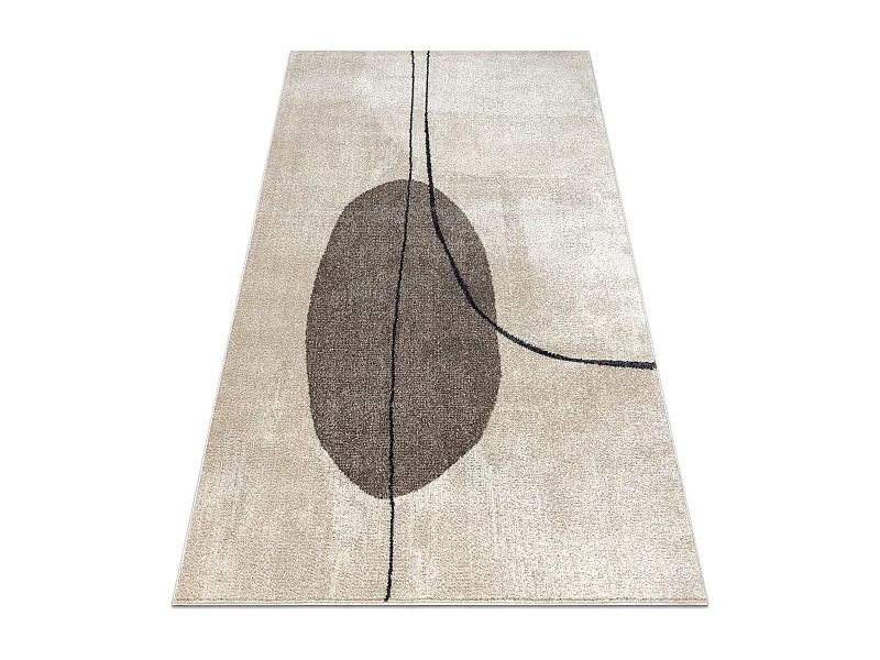 Teppich FUSION 0808 creme / beige - Geometrisch, modern, abstrakt 180x270 cm
