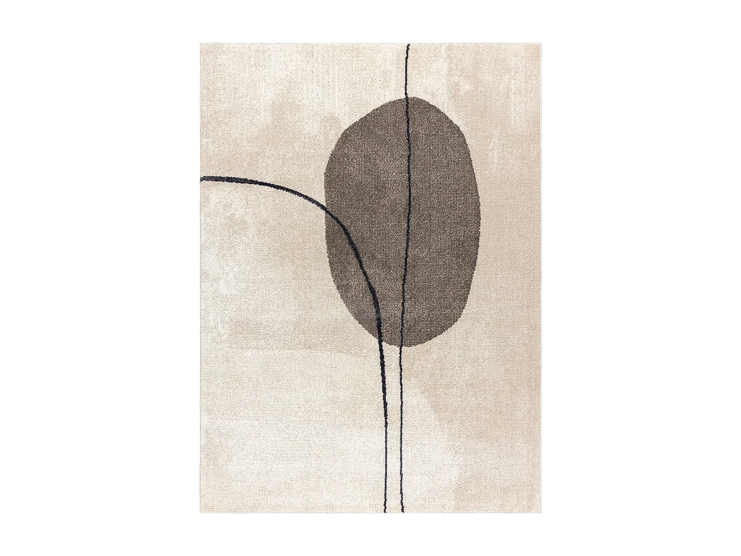 Tapete FUSION 0808 creme / bege - Geométrico, moderno, abstrato 180x270 cm