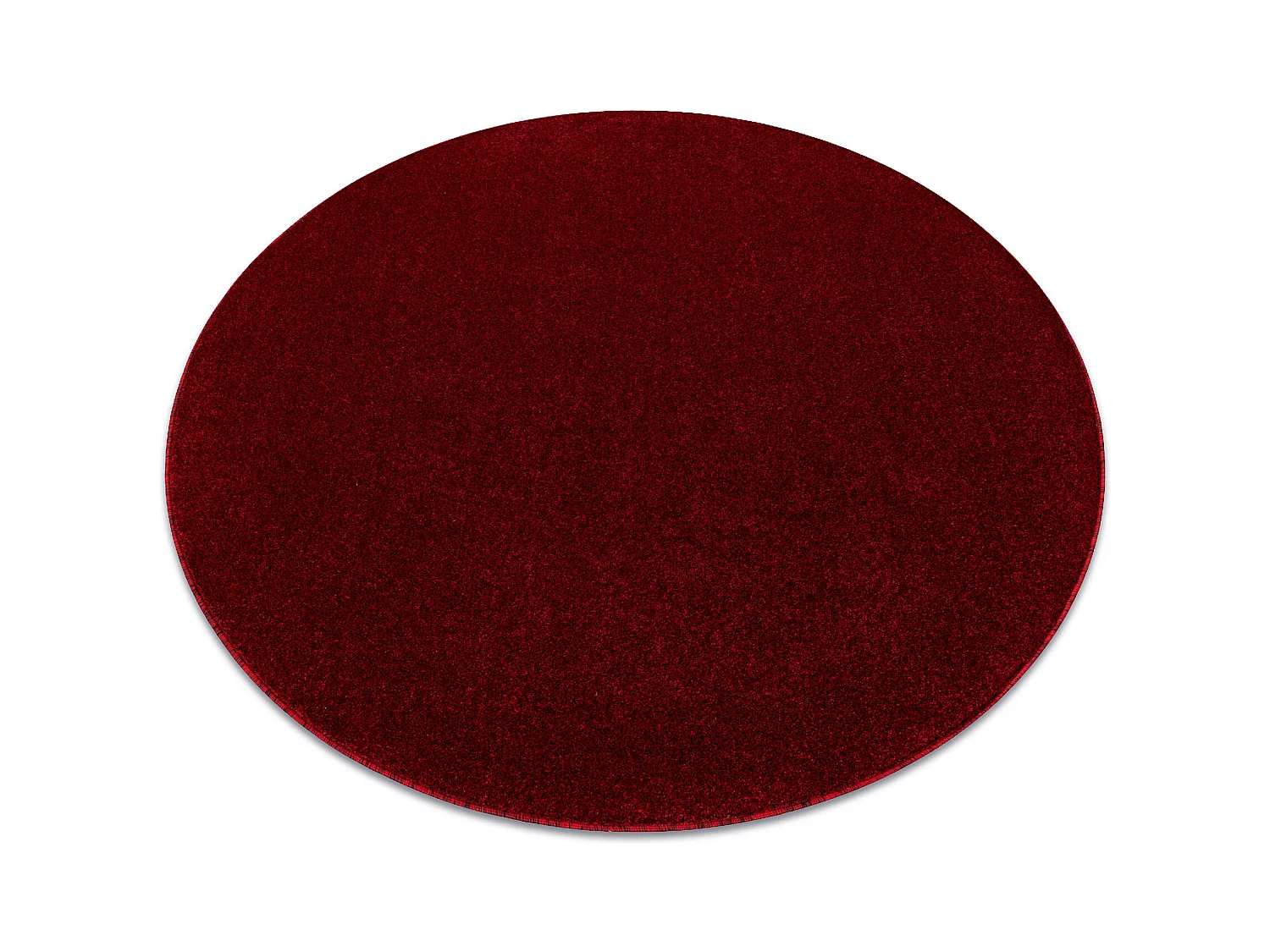 ETON PLUS Teppich Kreis Melange Rot / Schwarz cercle 200 cm