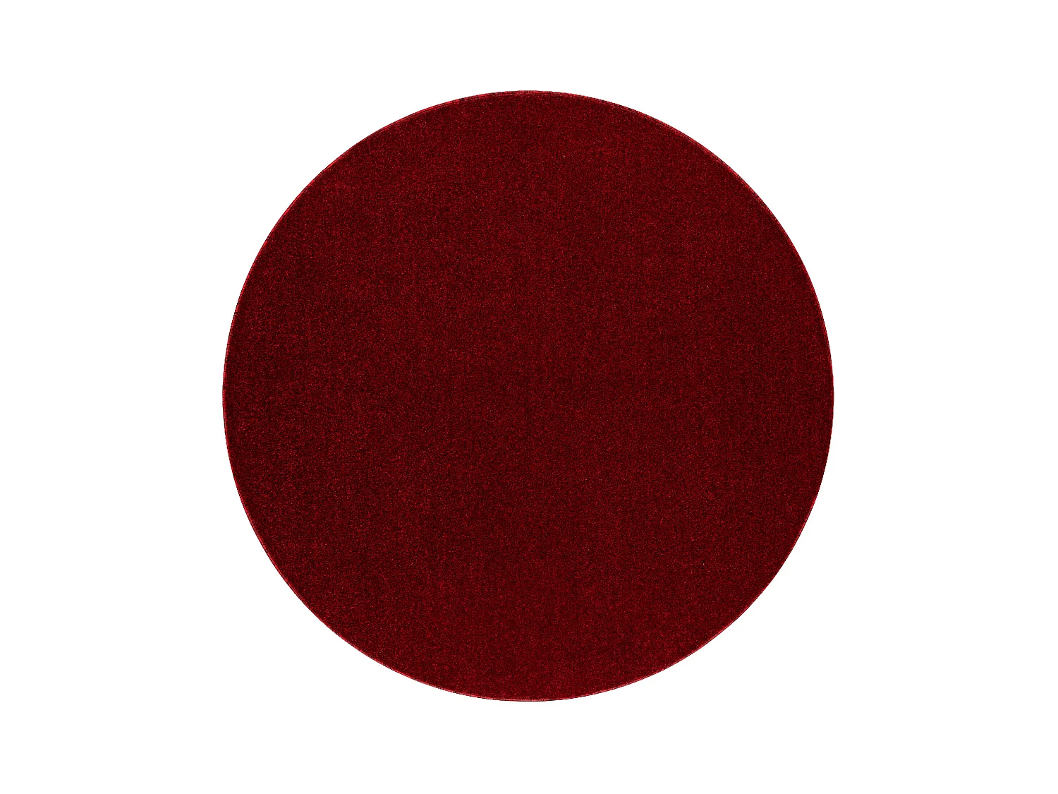 ETON PLUS Teppich Kreis Melange Rot / Schwarz cercle 200 cm