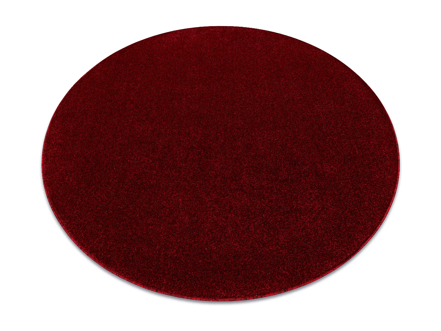 ETON PLUS Teppich Kreis Melange Rot / Schwarz cercle 200 cm