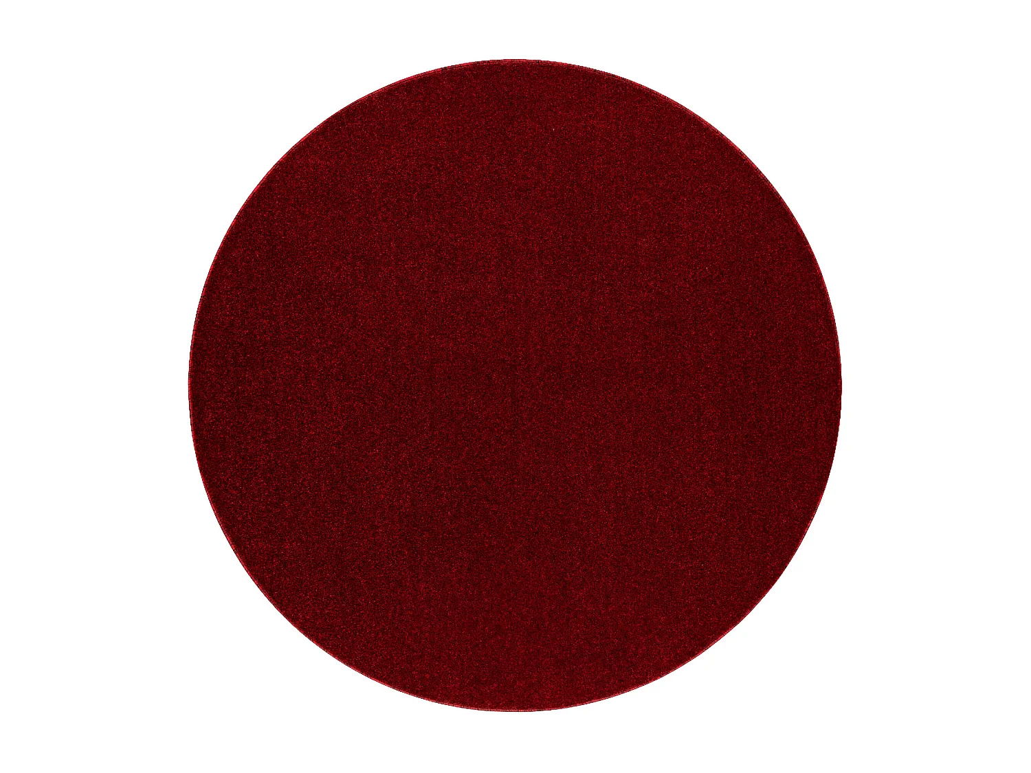 ETON PLUS Teppich Kreis Melange Rot / Schwarz cercle 200 cm