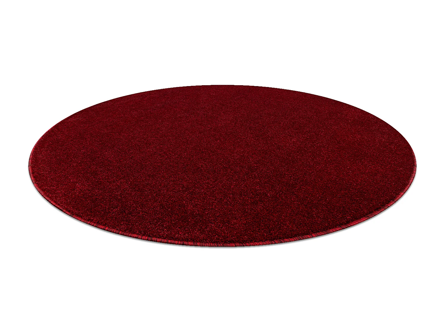 ETON PLUS Teppich Kreis Melange Rot / Schwarz cercle 200 cm