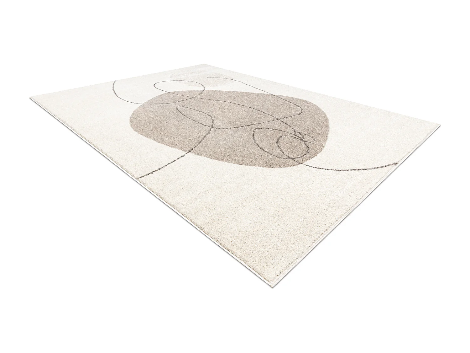 Tapete FUSION 8299 creme / bege - Geométrico, moderno, abstrato 80x150 cm