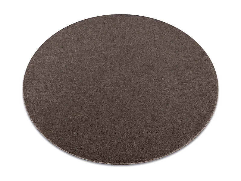 ETON PLUS Teppich Kreis mocca Melange braun / beige cercle 200 cm