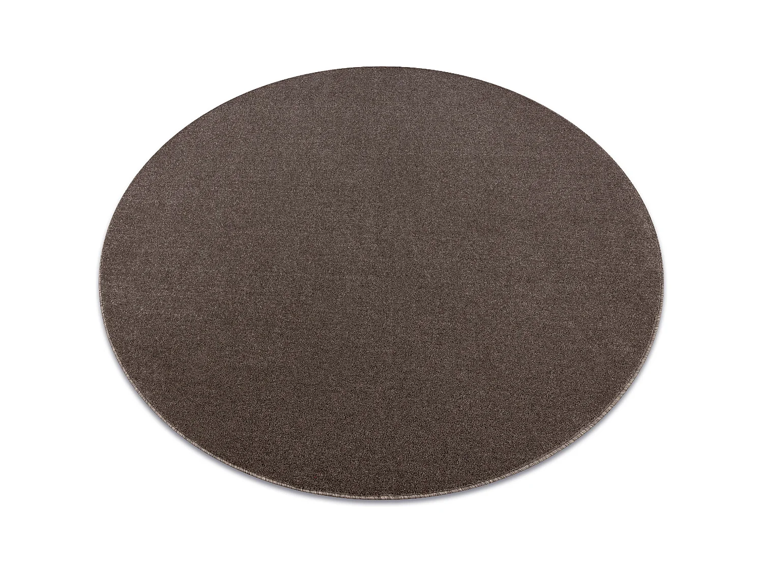 ETON PLUS Teppich Kreis mocca Melange braun / beige cercle 200 cm