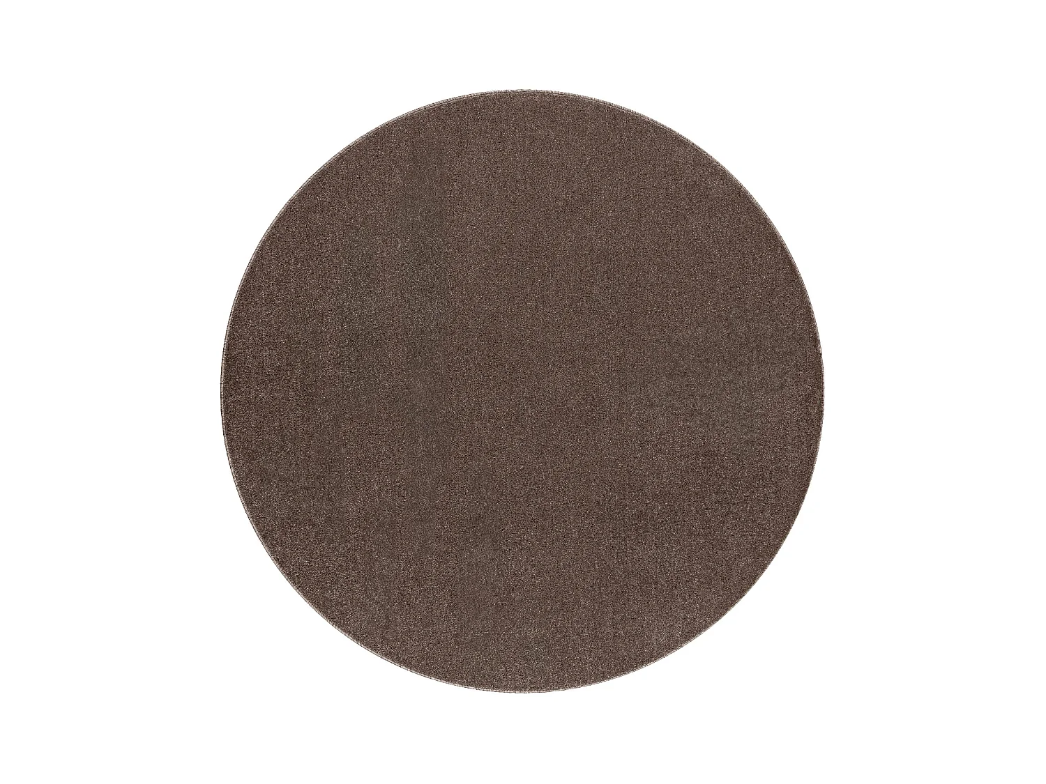 ETON PLUS Teppich Kreis mocca Melange braun / beige cercle 200 cm