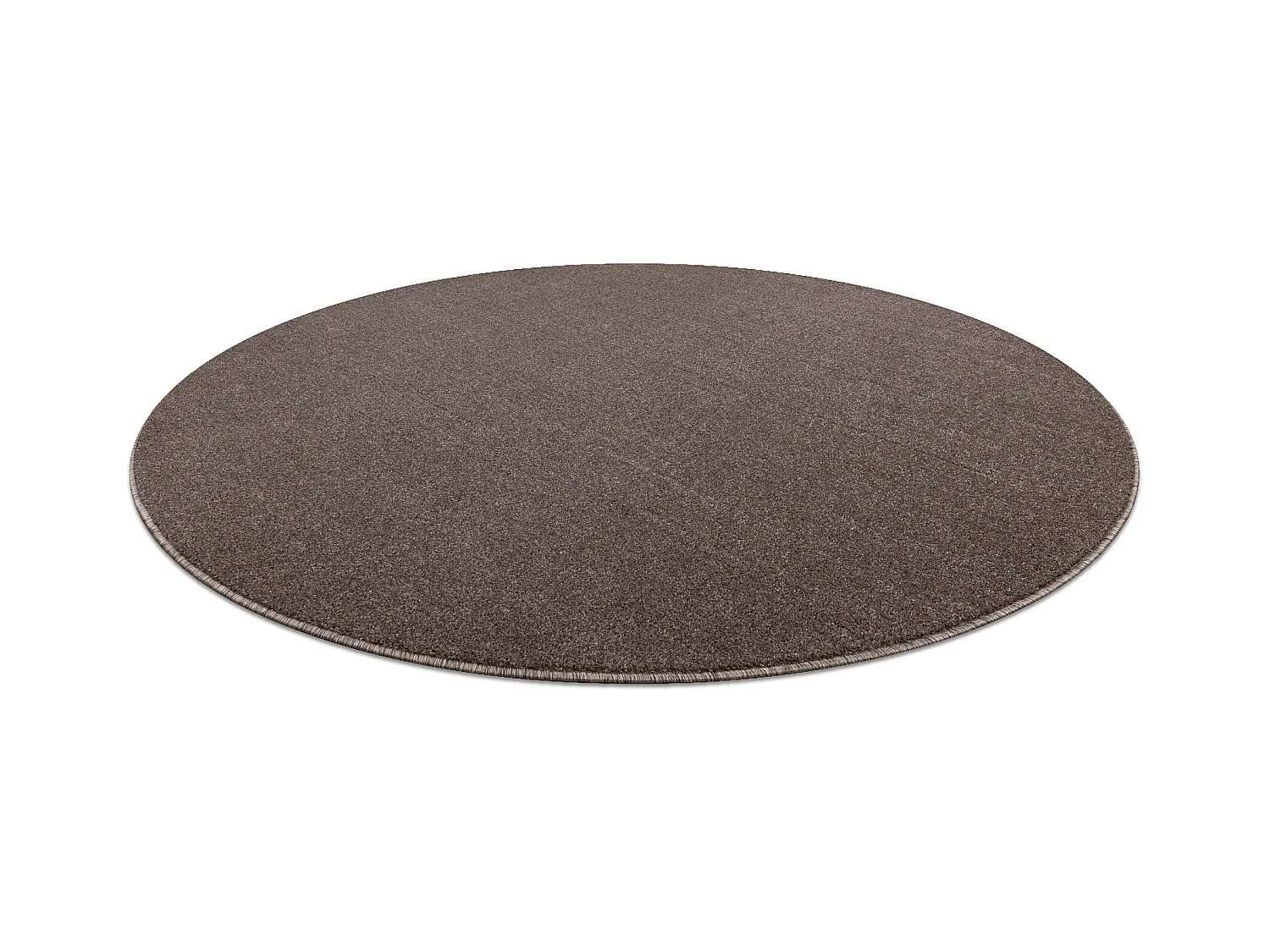 ETON PLUS Teppich Kreis mocca Melange braun / beige cercle 200 cm