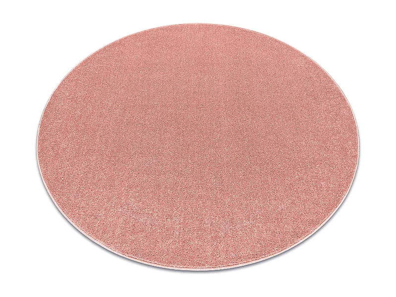 ETON PLUS tapijt cirkel poederroze, eenkleurig, uniform, effen cercle 200 cm