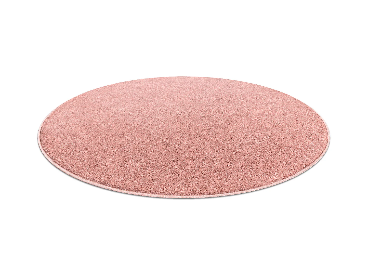 ETON PLUS Teppich Kreis Puderrosa, einfarbig, einheitlich, schlicht cercle 200 cm