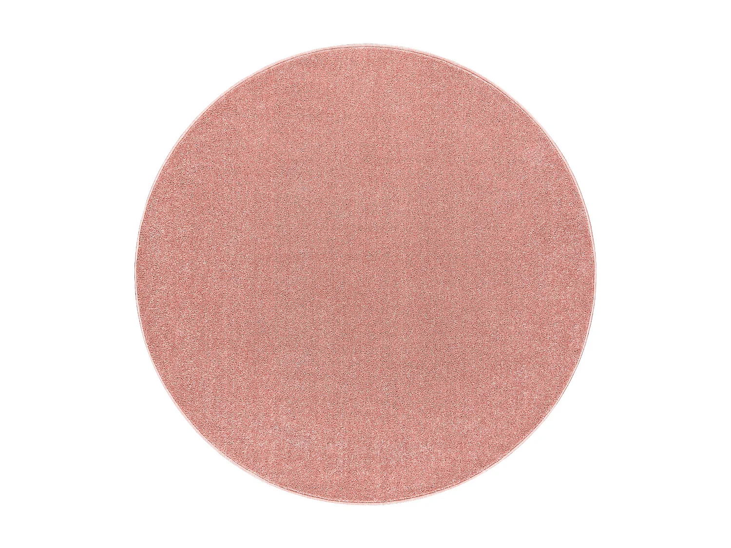 ETON PLUS Teppich Kreis Puderrosa, einfarbig, einheitlich, schlicht cercle 200 cm