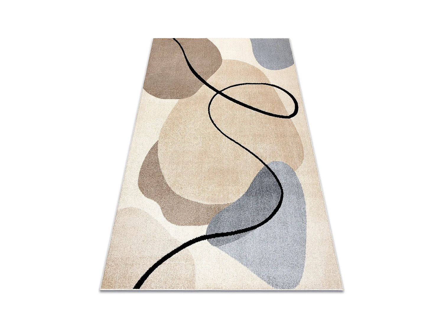 Tapis FUSION 9213 crème / beige - Géométrique, moderne, abstrait 120x170 cm
