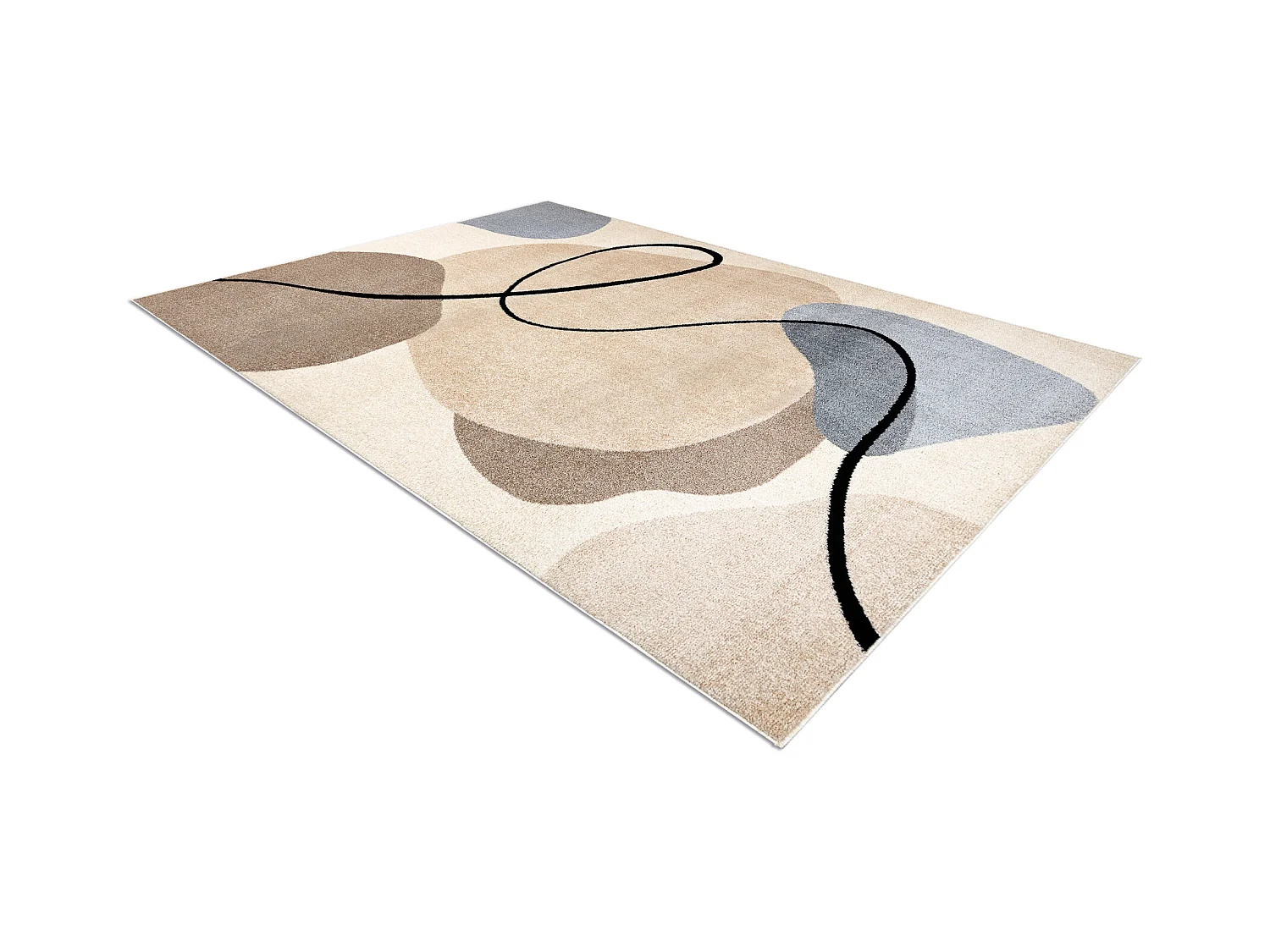 Tapis FUSION 9213 crème / beige - Géométrique, moderne, abstrait 120x170 cm